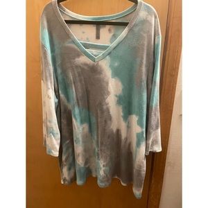 Honeyme Curvy Long Sleeve Tunic Size XXXL